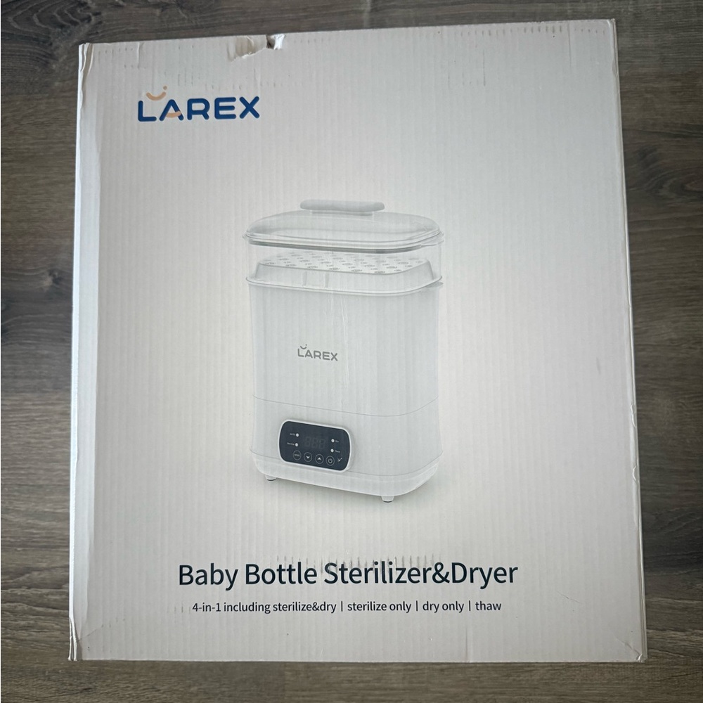 White Baby Bottle Sterilizer & Dryer